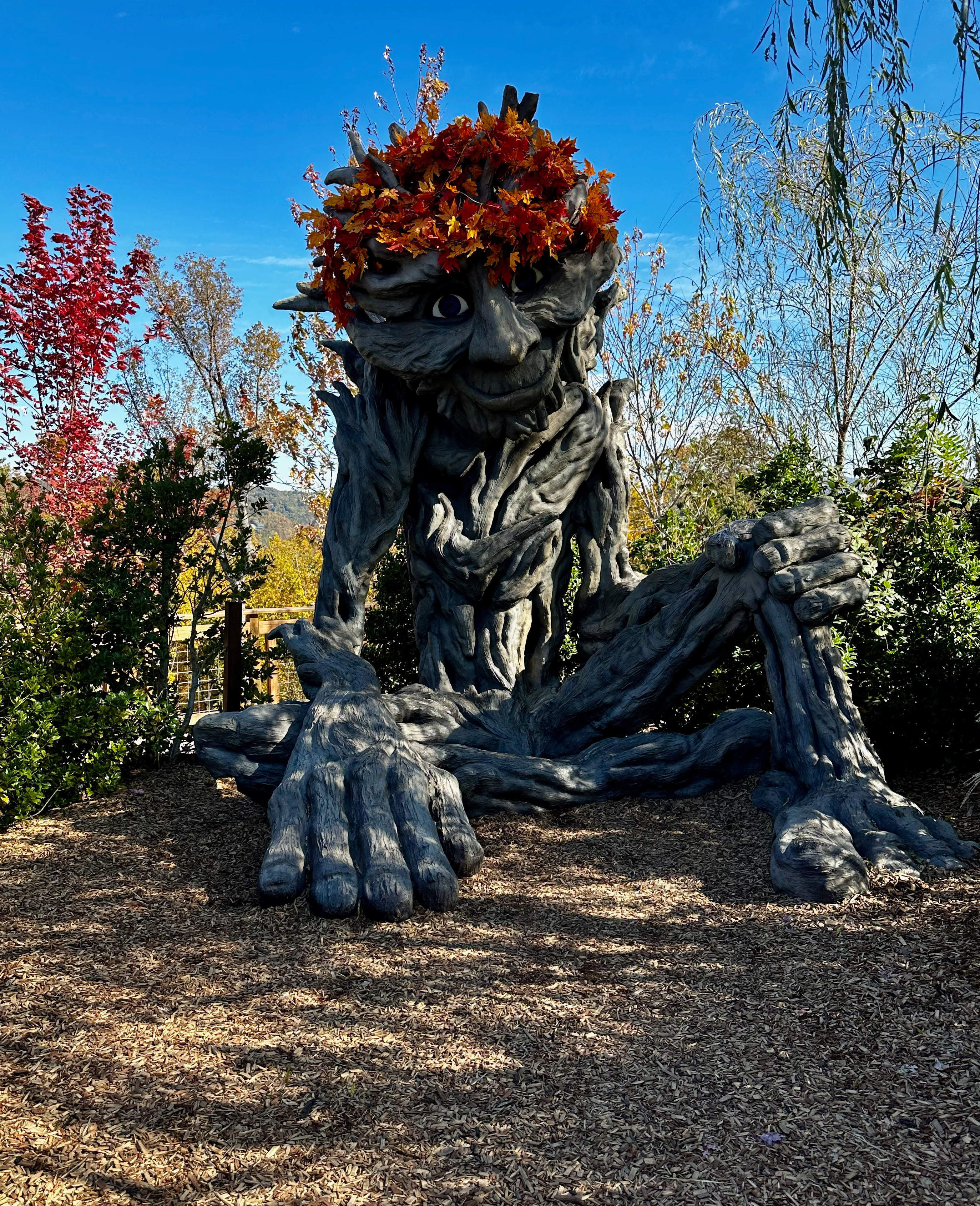 Don't forget to get photo with the Willow Man at Gatlinburg, Tenn.'s Anakeesta during the Bear-Varian Fall Festival. photo personal collection (2022)