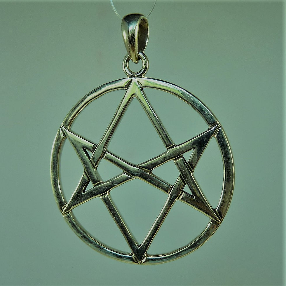 Thumbnail: Unicursal Hexagram Pendant