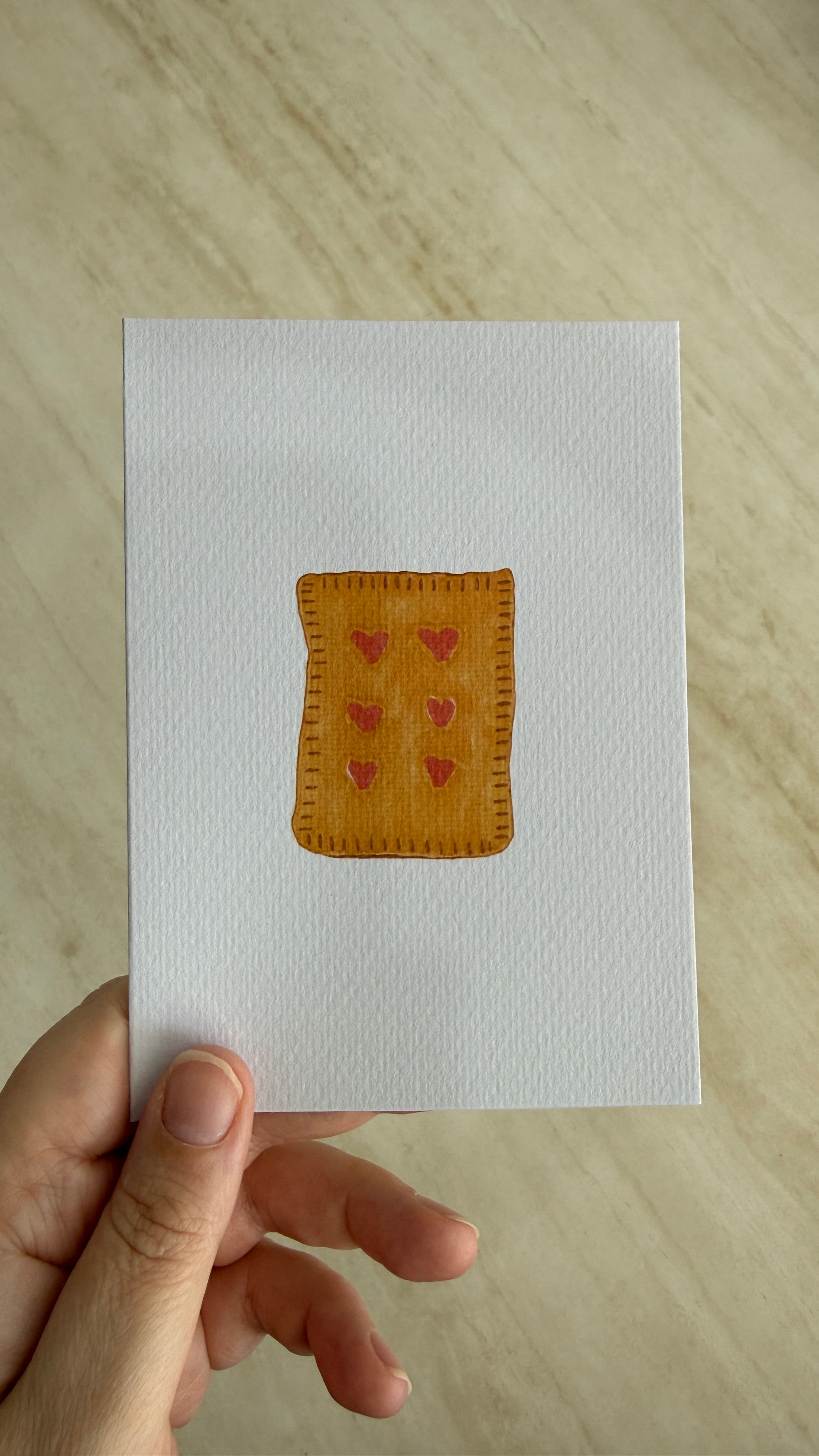 Bakery Lover Card #2 | Hand-Drawn Illustrated Card