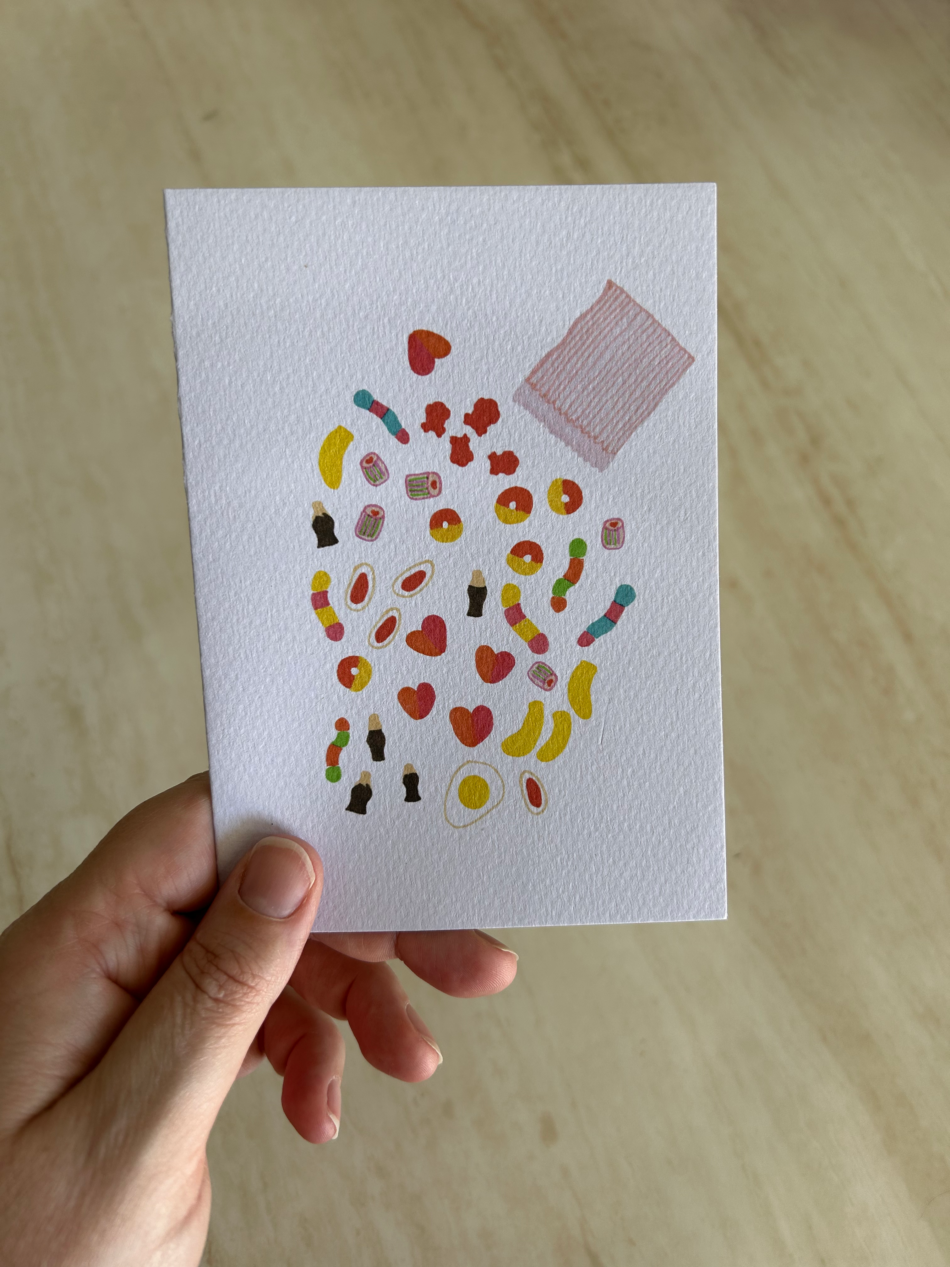Sweets Lover Card | Hand-Drawn Illustrated Card