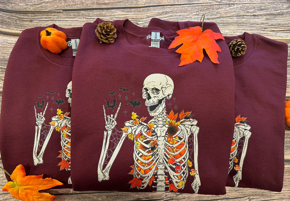 Fall Skeleton Crewneck