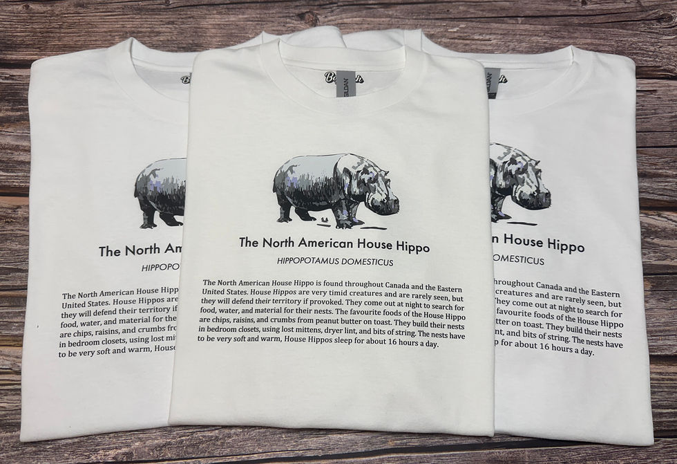 The North American House Hippo T-Shirts