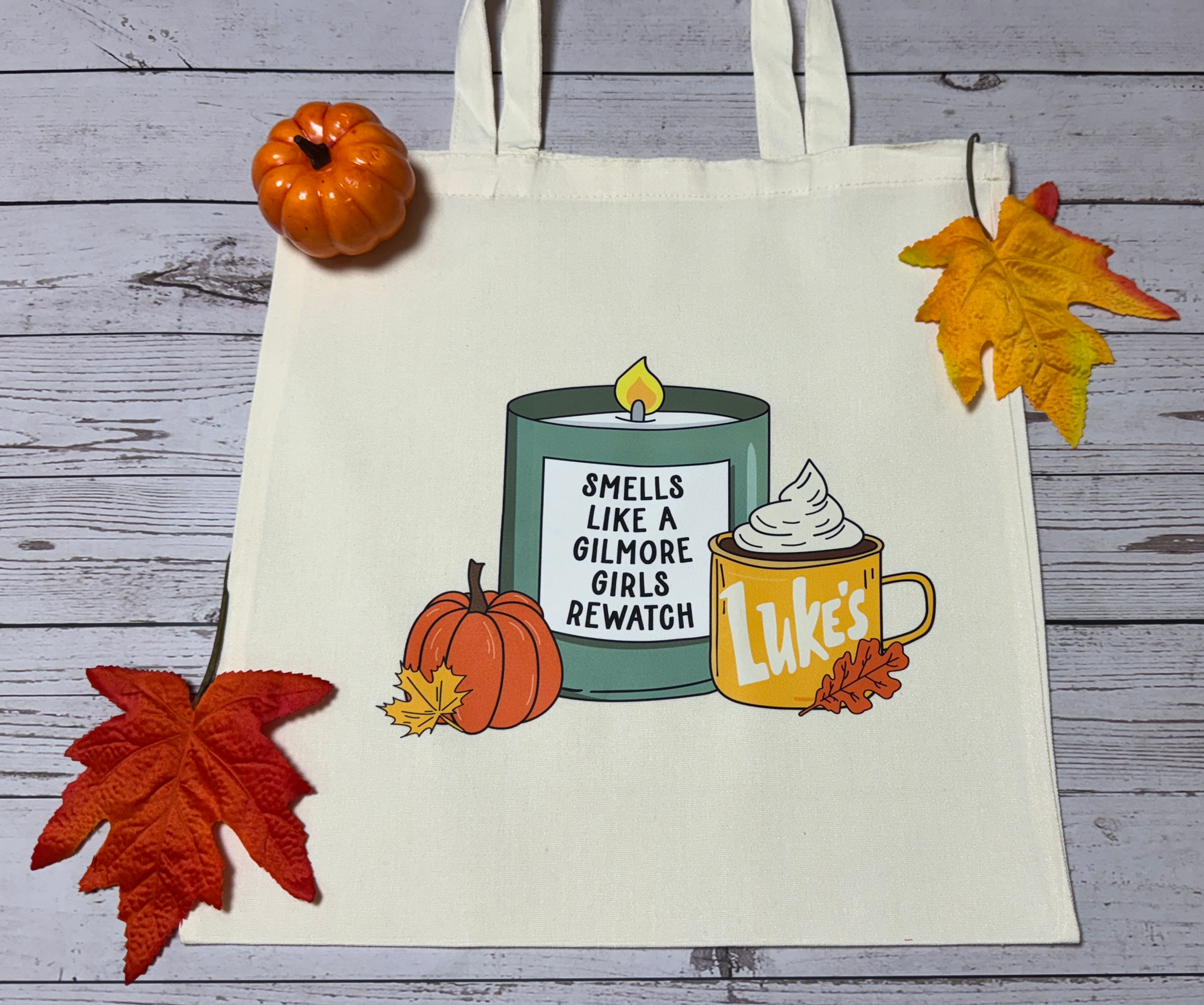 Fall Gilmore Girls Tote Bag