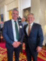 Darren Schuback (TWPG) and North Carolina Governor Josh Stein