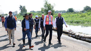 Supervisa Alfonso Martínez limpieza y dragado en colonias del Poniente de Morelia