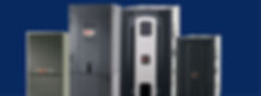 Trane Equipment is stacked and used as a background image for the headline section on the Furnace Repair page