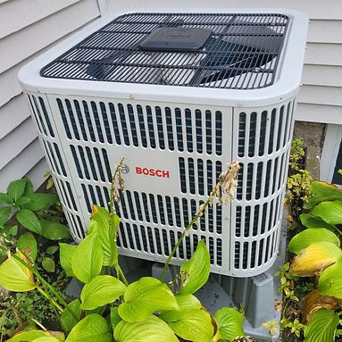 Bosch Heat Pump installed by Greene's Plumbing, Heating, and Electrical in Tiffin, Ohio 44883