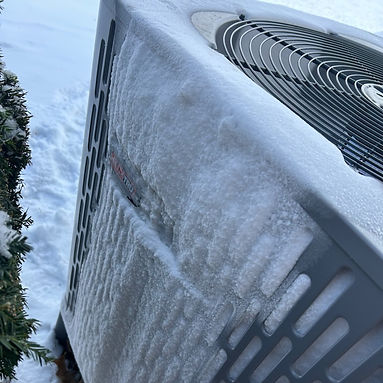 Heat Pump frozen over, not defrosting, needs repaired