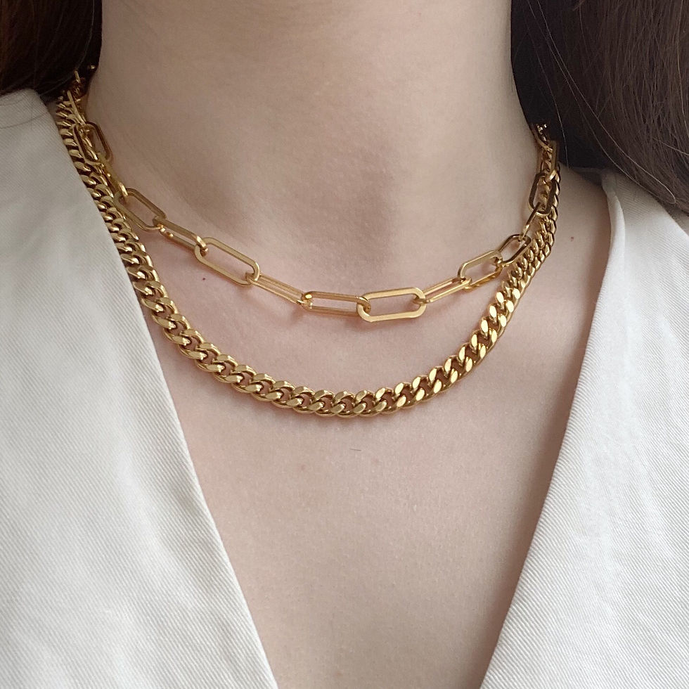Thumbnail: The Thick Paperclip Chain Necklace