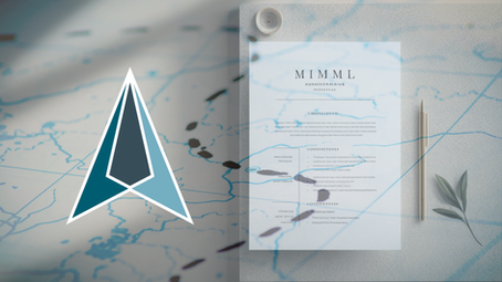 A map overlaid with a resume referring to a resume refresh or update.