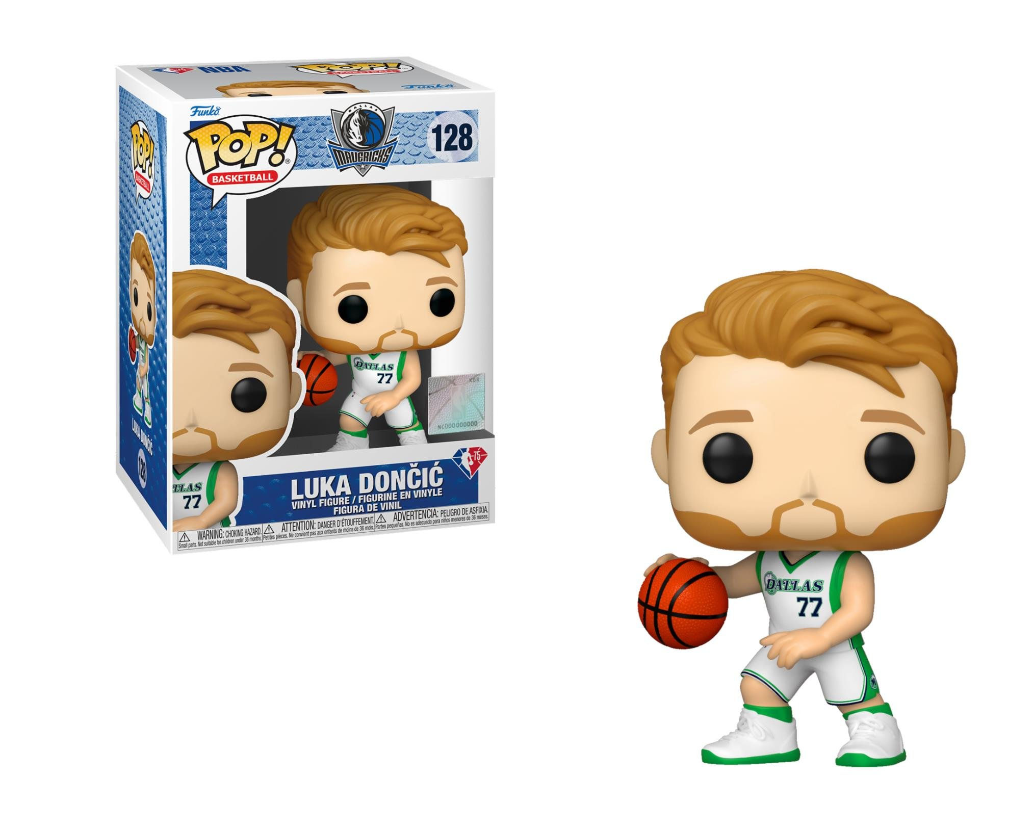 Luka Doncic (City Edition 2021) Funko Pop! Vinyl Figure #128