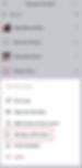 A screenshot of the Manage notifications option in the Spaces app.