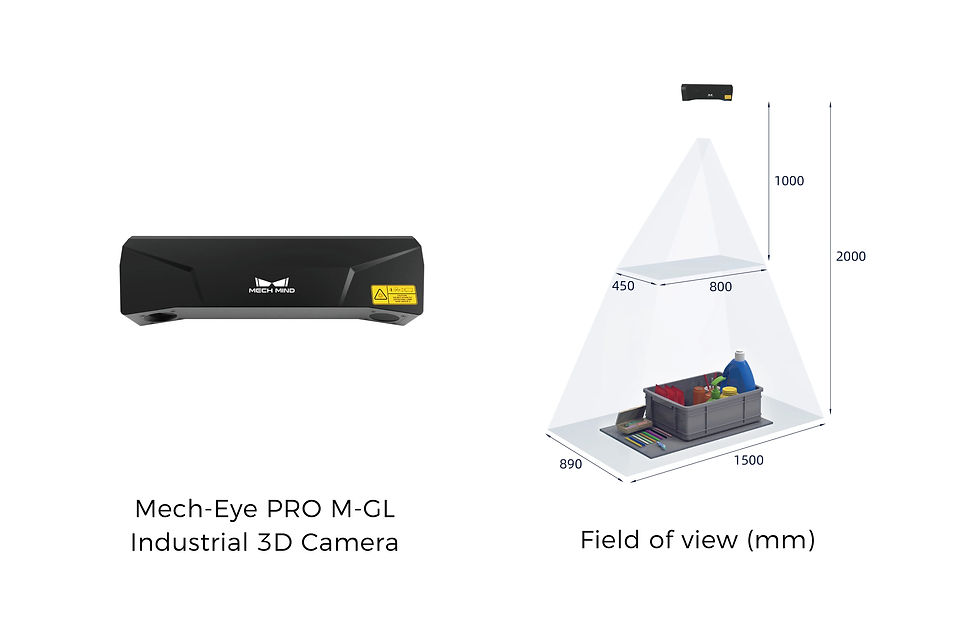 Mech-Eye PRO M 3D camera view 2
