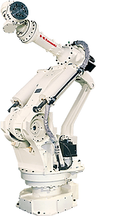 Kawasaki MX500N robot from the matching source review; configuration is assessed in the adjacent text