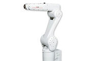 Mitsubishi Electric RV-80FR robot from the matching source review; configuration is assessed in the adjacent text