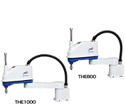 Shibaura Machine THE800 and THE1000 manufacturer family illustration; selected THE800 reference is stated in the text