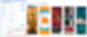 Screenshot of Editor showing how spacing between gallery items can look, with Spacing option in Layout tab highlighted.