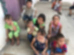 Children Sitting on Step