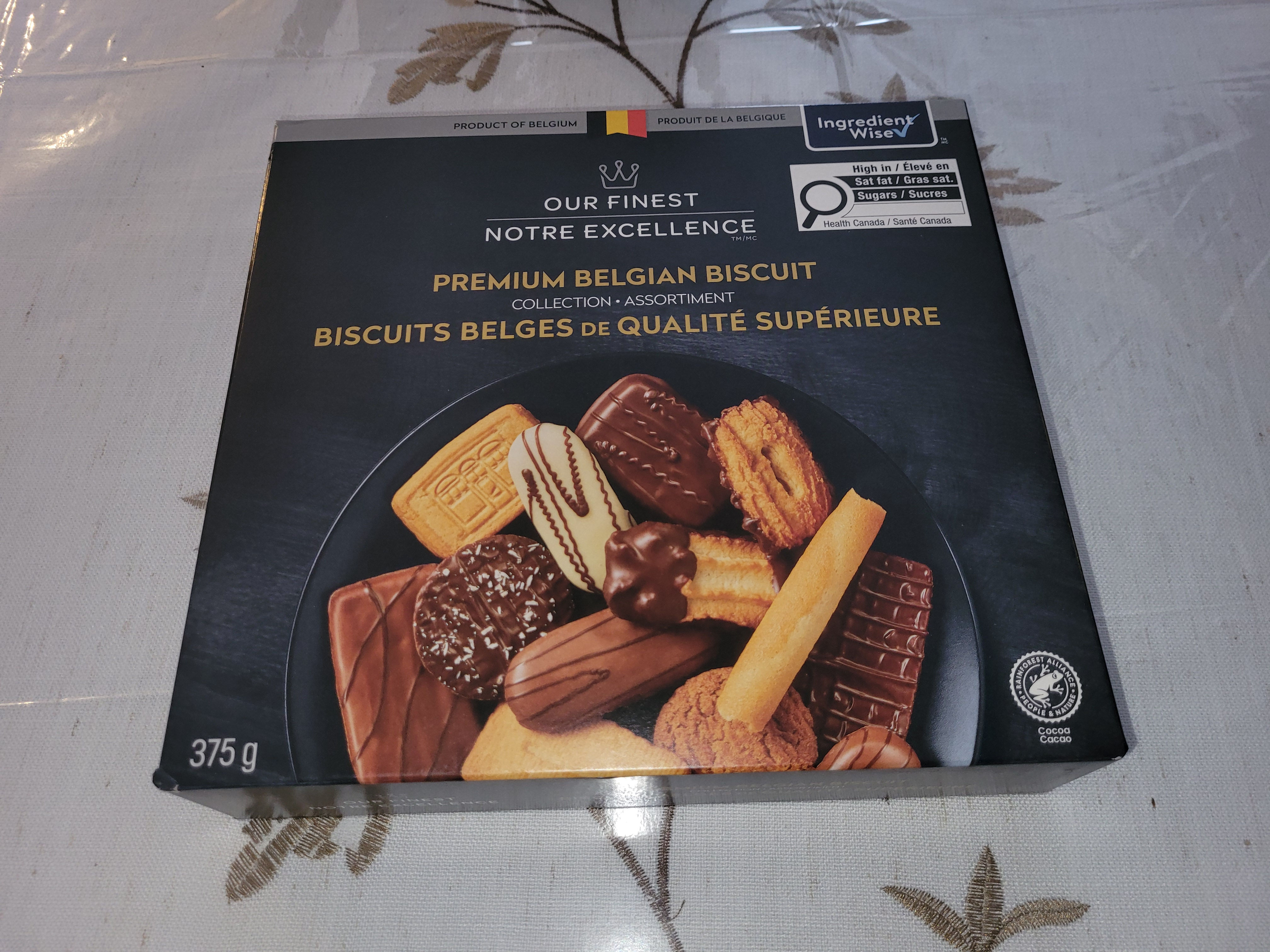 NOTRE EXCELLENCE ASSORTIMENT BISCUITS BELGES 375 G