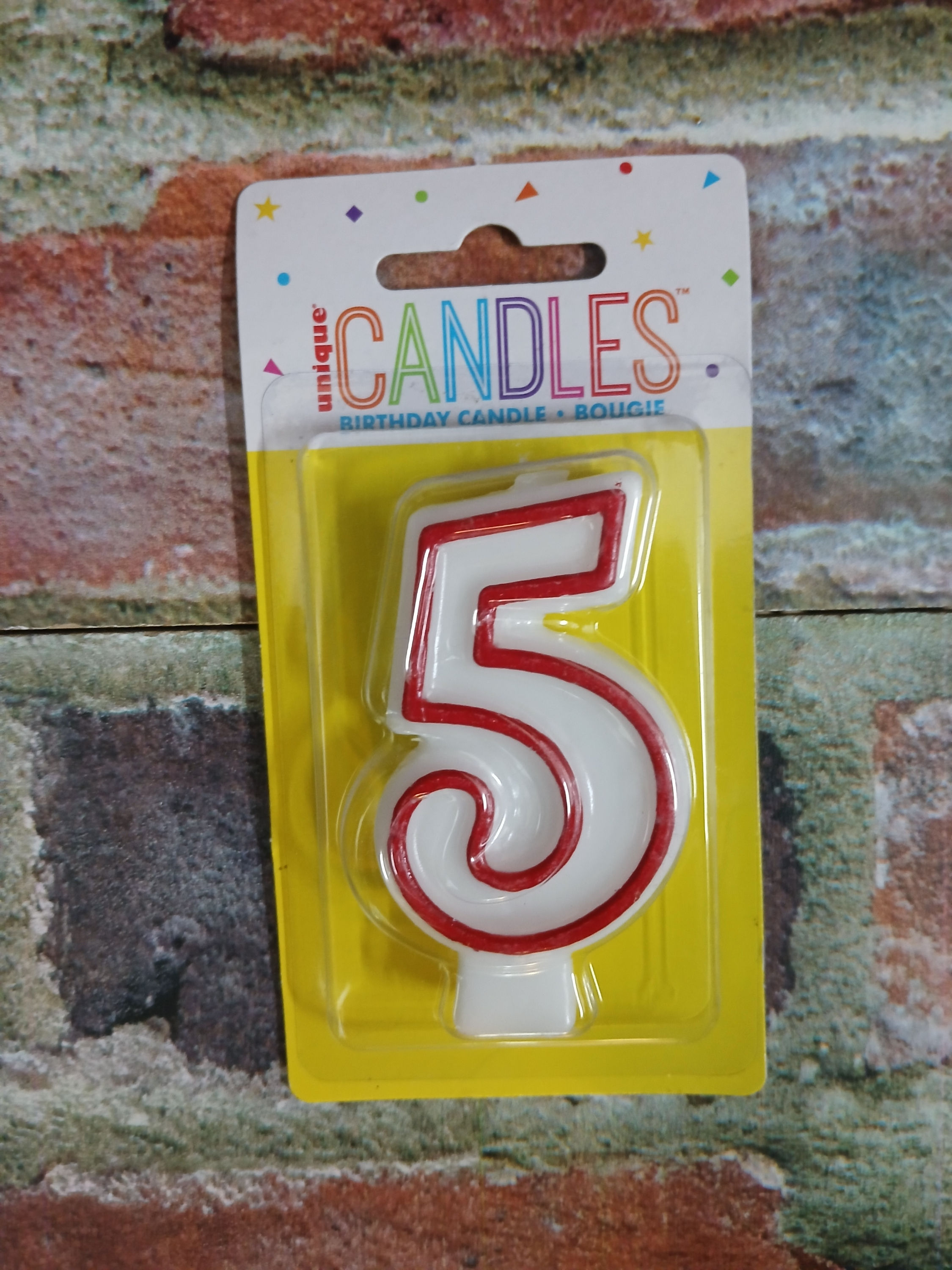 Bougie anniversaire 5