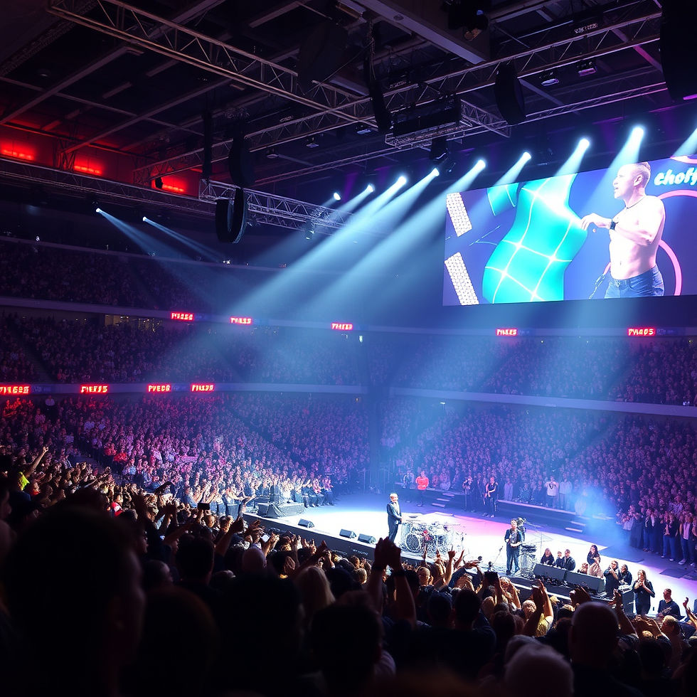 High angle view of a TikTok video showcasing a dance challenge