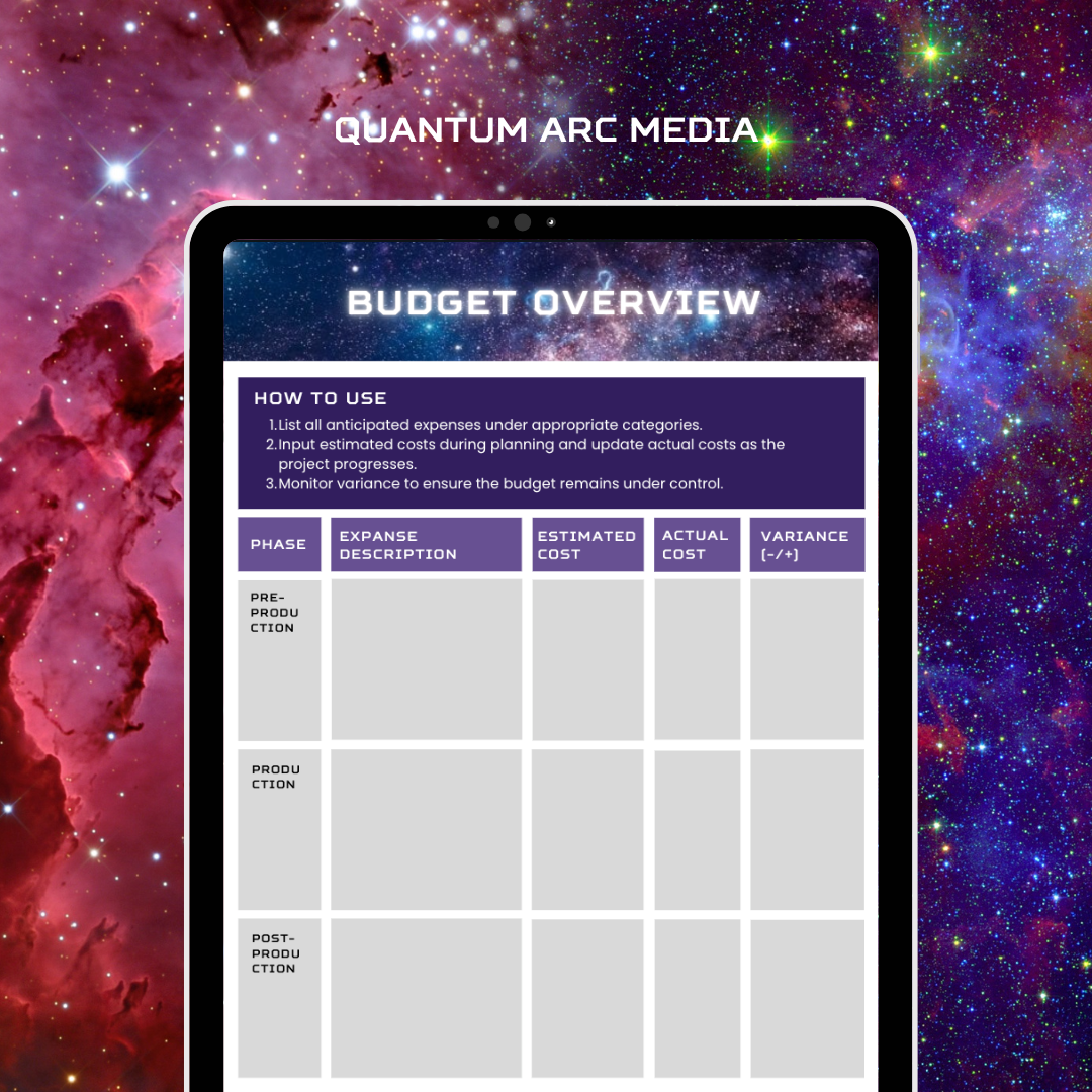Quantum Arc Media: Stellar Budget Planning
