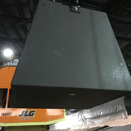 Lakers Practice Facility Court Speaker Install, Attention To Detail, Audiovation