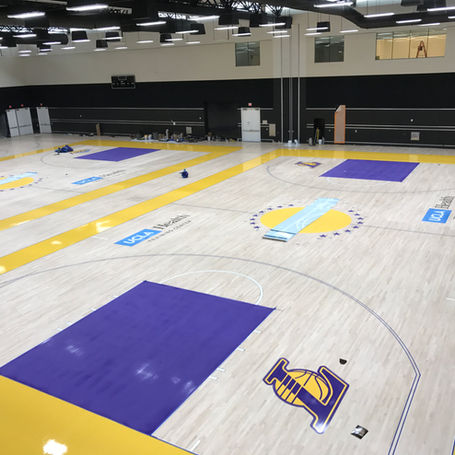 Lakers Practice Facility Court Speaker Install, JBL Speakers, Attention To Detail, Audiovation