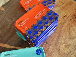 Leading the tinned fish revival with a Mediterranean pantry to match. Retailers are backing azouro.