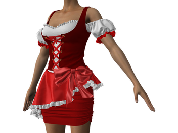 Lovely 3d Digital Marvelous Designer Dress - from the professional Marvelous Cloth Designer V.5 cour