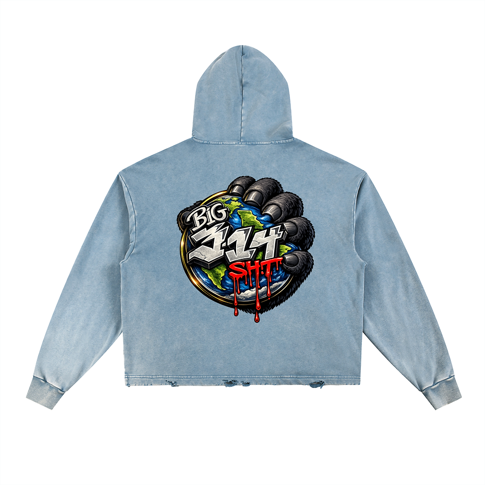Thumbnail: Vintage Washed Frayed-Hem Hoodie