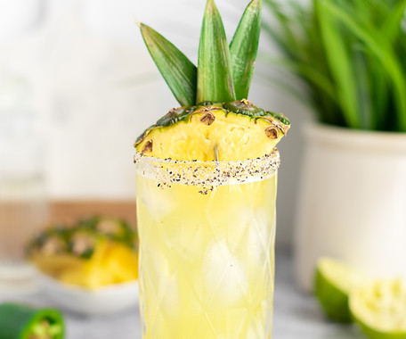 Spicy Pineapple Margarita Cocktail
