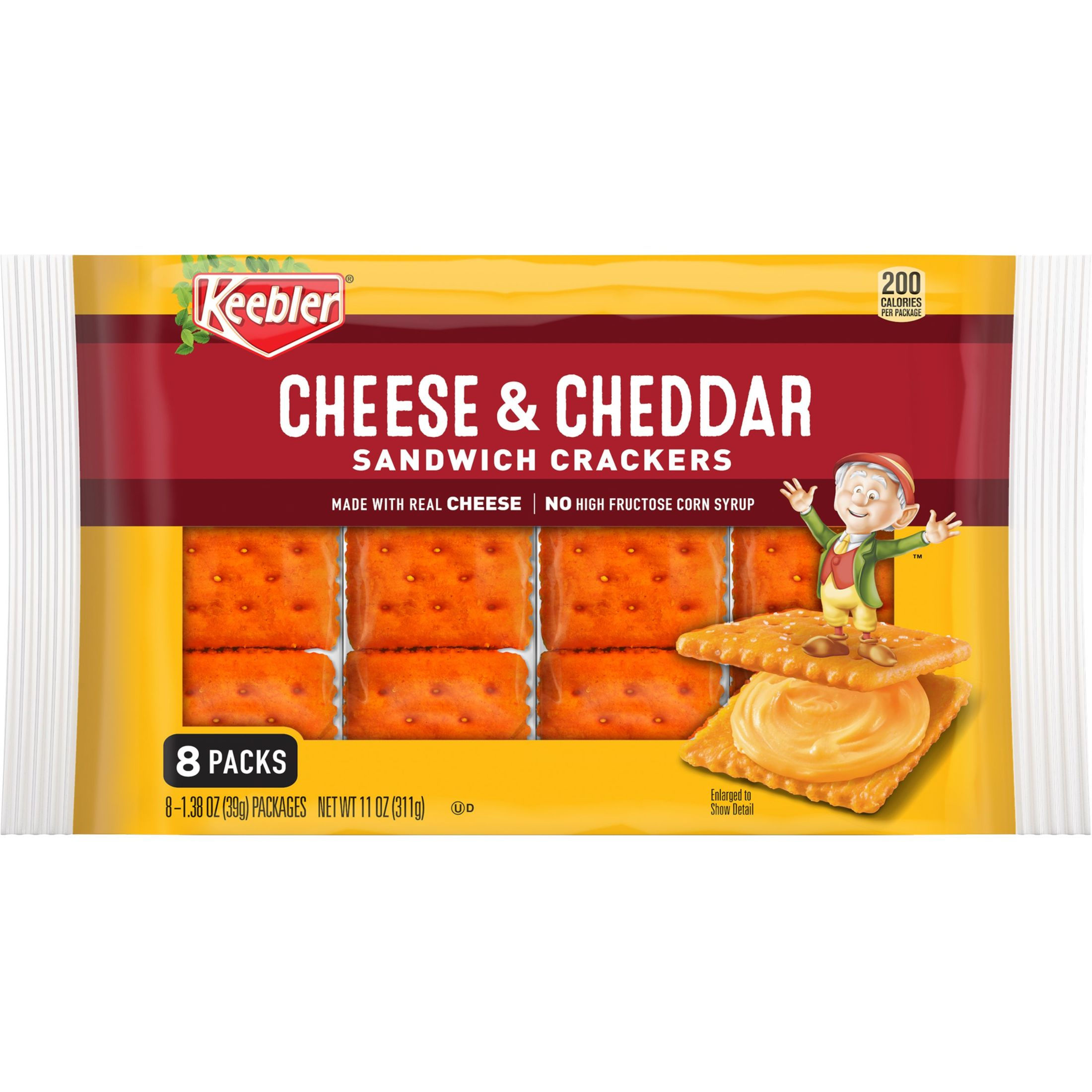 Keebler Cheese & Cheddar Sandwich Crackers