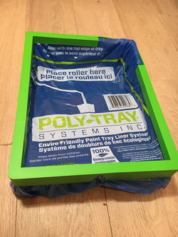 Poly Tray Liner Holder on Bennett Tray