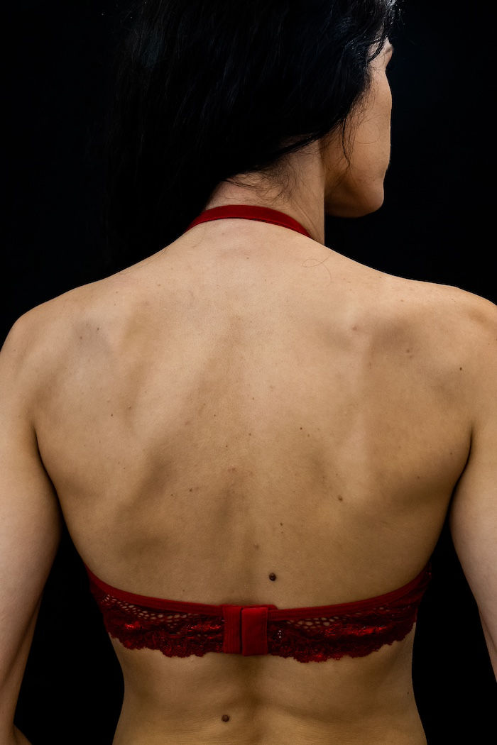 Miniature : FERNANDA, Ensemble soutien-gorge tour de cou et string fleuri