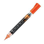 Pentel Dual Metallic Brush - Orange and Metallic Yellow