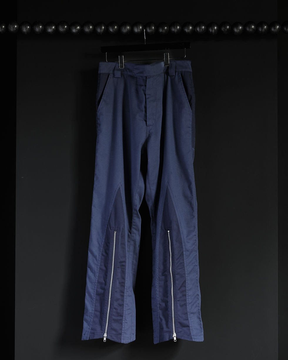 ARMOUR TROUSER - BLUE COTTON DRILL