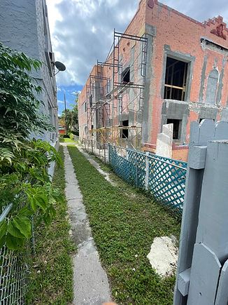 MAJOR RENOVATION EXITING BUILDING BEFORE 