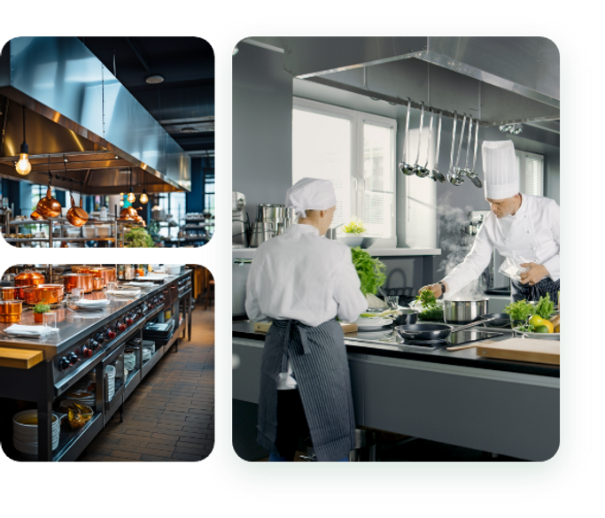 Bucătărie HoReCa echipamente profesionale Dacica