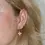 Miniature : Boucles d'oreilles Les trouvailles de Jen, ''Charms cross'', or
