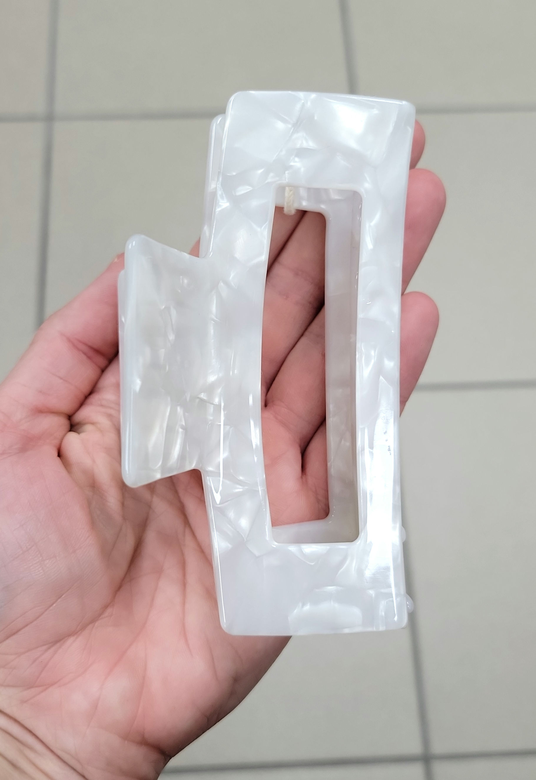 Pince Pixie Woo - Pastel Guimauve (blanc) (Medium)