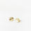 Miniature : Boucles d'oreille Caracol, Pastilles métalliques texturées, Or, 2043-GLD