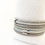 Miniature : Bracelet Caracol, Cuir avec bille métal, Gris, 3108-GRY
