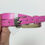 Miniature : Bracelet ajustable pour enfant et ado, rose fushia, coccinelle 