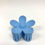 Miniature : Pince à cheveux en forme de fleur, bleu ciel