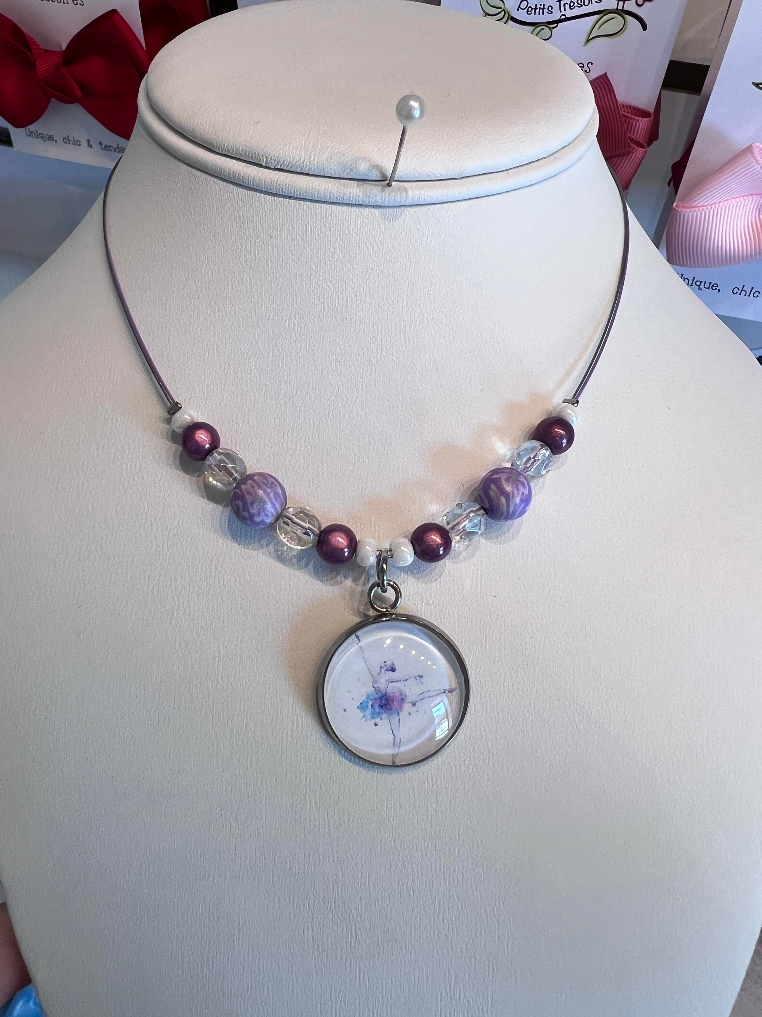 Collier pour enfants: Ballerine