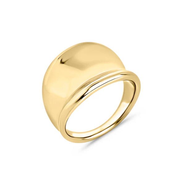 Bague Mia, Thalia, Acier inoxydable or