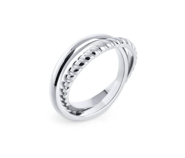 Bague Mia, Mika, Acier inoxydable argent