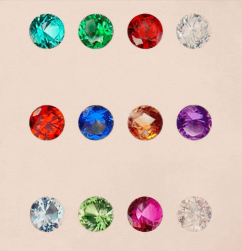 Miniature : Boucles d'oreilles Mia, fixes, Ada - Citrine, Novembre