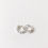 Miniature : Boucles d'oreilles Caracol, petites anneaux, boules métal, argent, 2462-SLV-S